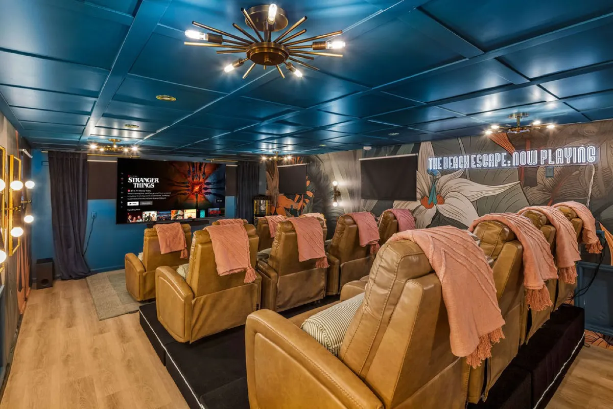 Your private movie theater - no ticket required