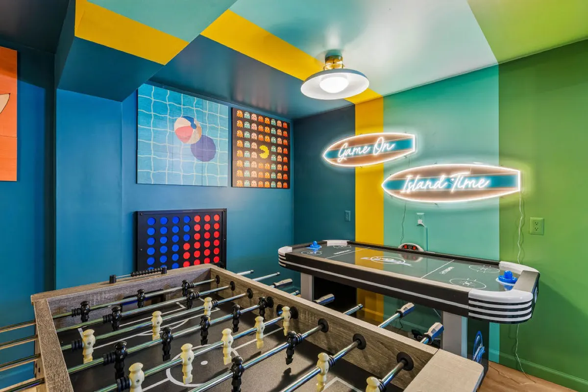 Wall checkers, foosball, air hockey - you may never leave the house